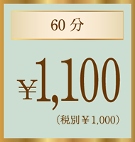 60分¥1,100